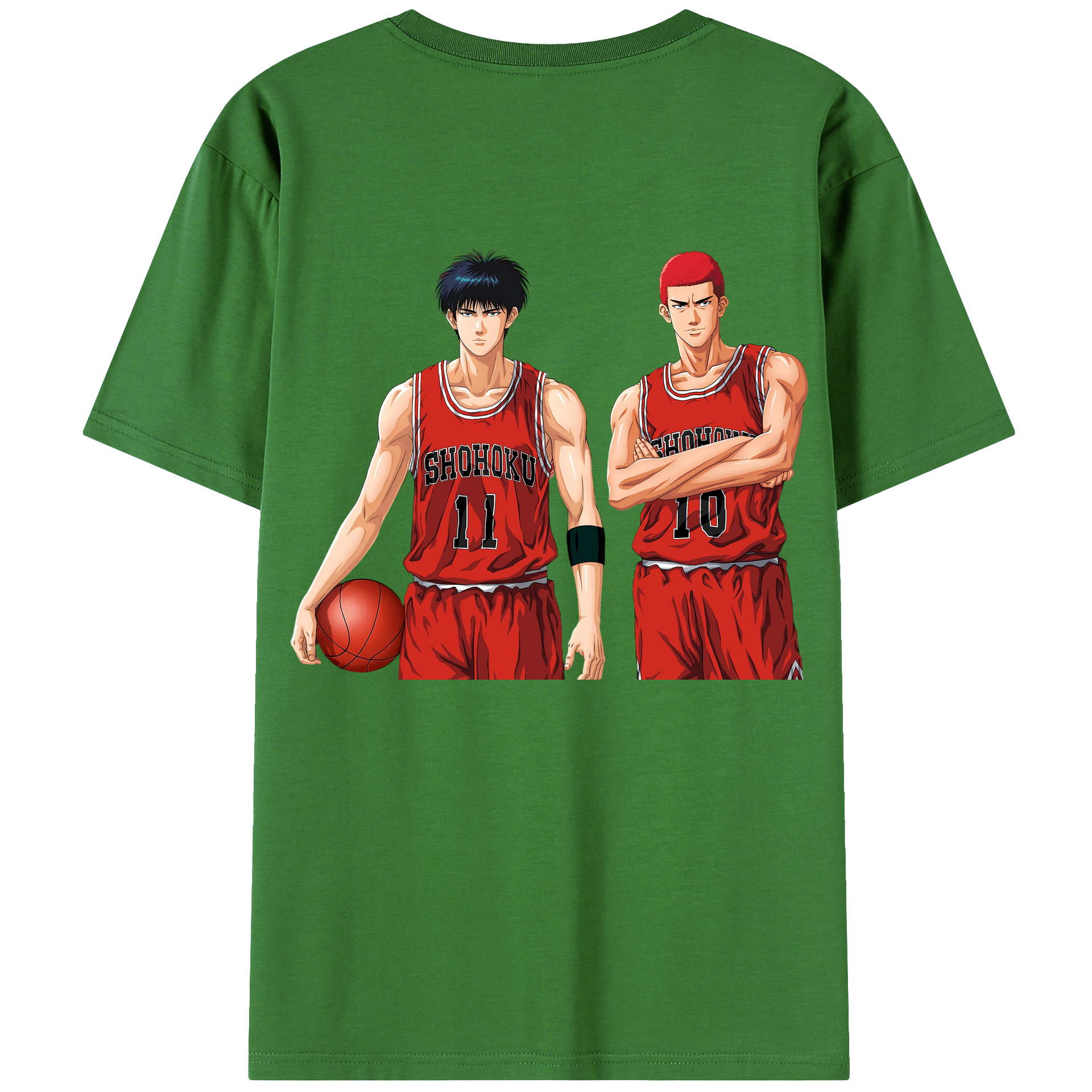 SLAM DUNK／スラムダンク レディース半袖Tシャツ(バックプリント)